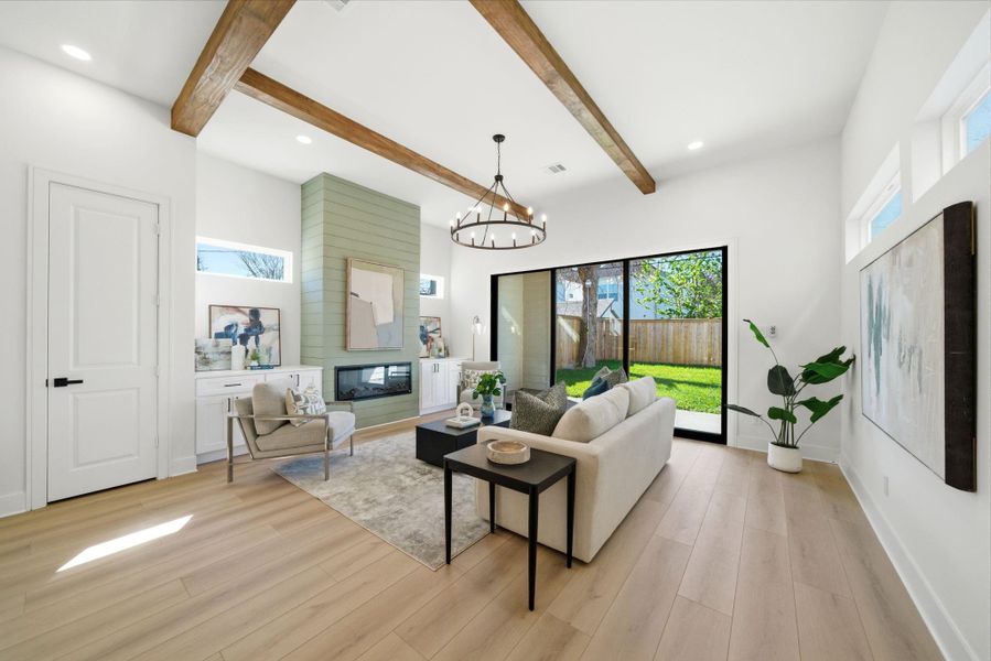 Stackable sliding doors to the patio! Must see!