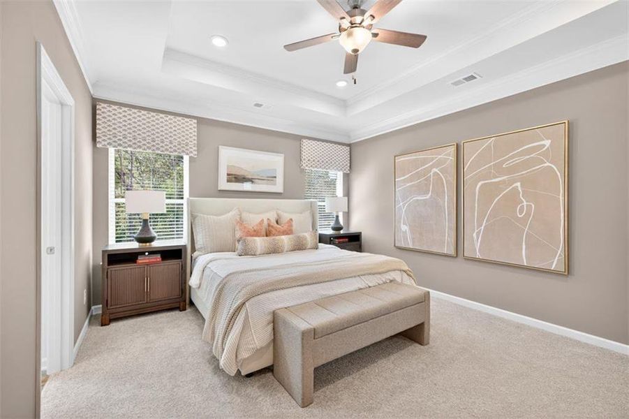 Furnished interior view inside a new home in North Haven, Rome (Image 21).