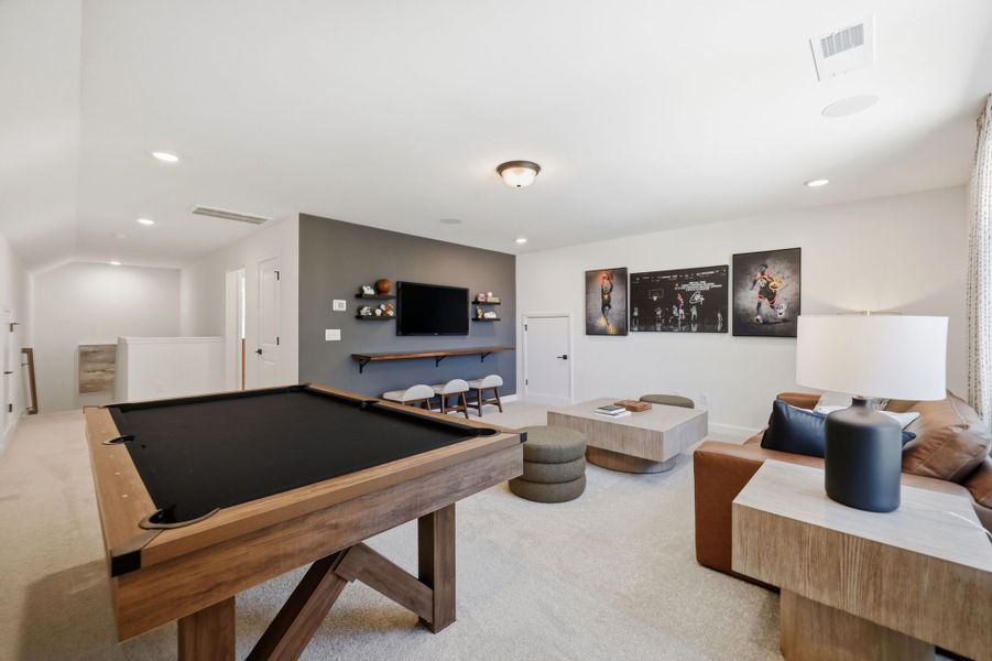 Representative furnished interior of a home built from the The Aspen by Davidson Homes LLC in Ashland, Holly Springs (Image 36).
