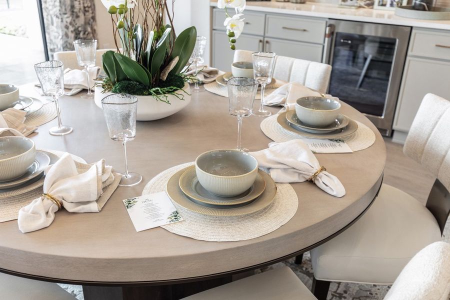 Representative Dining Room - some options shown