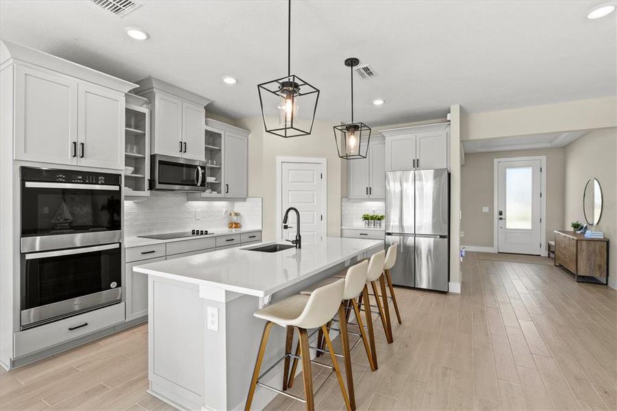 Furnished interior view inside a new home in , Nokomis (Image 35).