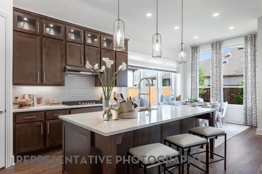 Furnished interior view inside a new home in Tavolo Park, Fort Worth (Image 17).