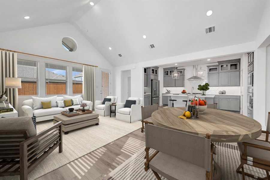 Furnished interior view inside a new home in Gateway Parks, Forney (Image 25). Furnished interior view inside a new home in Gateway Parks, Forney (Image 25).