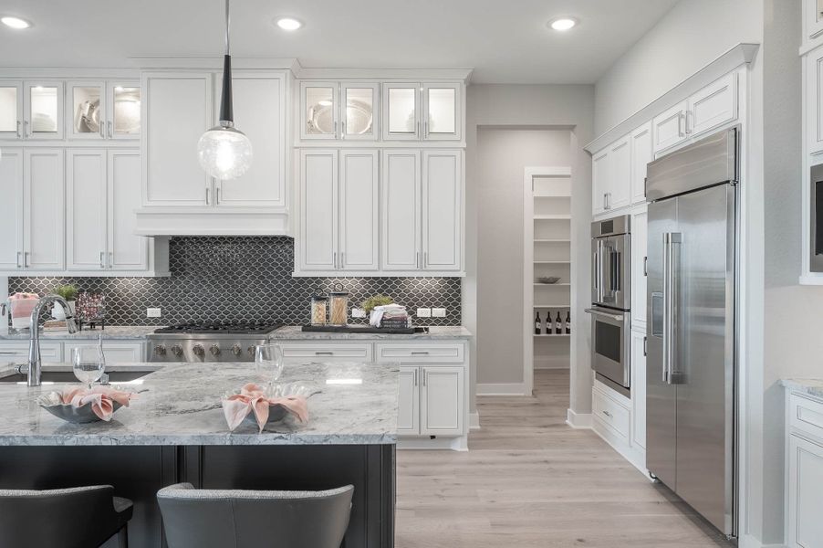 Representative furnished interior of a home built from the Casoria by Tri Pointe Homes in The Estates at James Lane, Fulshear (Image 12).