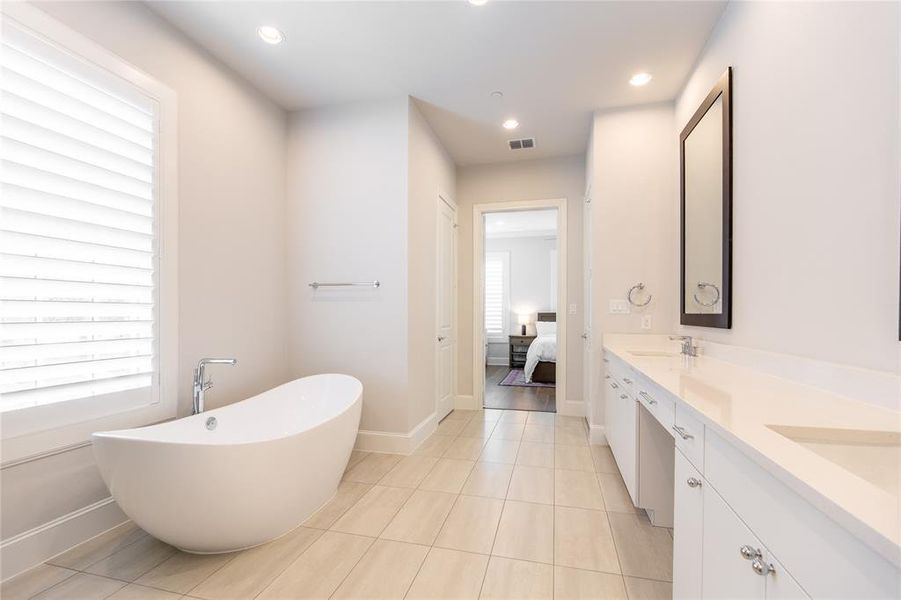 Furnished interior view inside a new home in , Addison (Image 9).