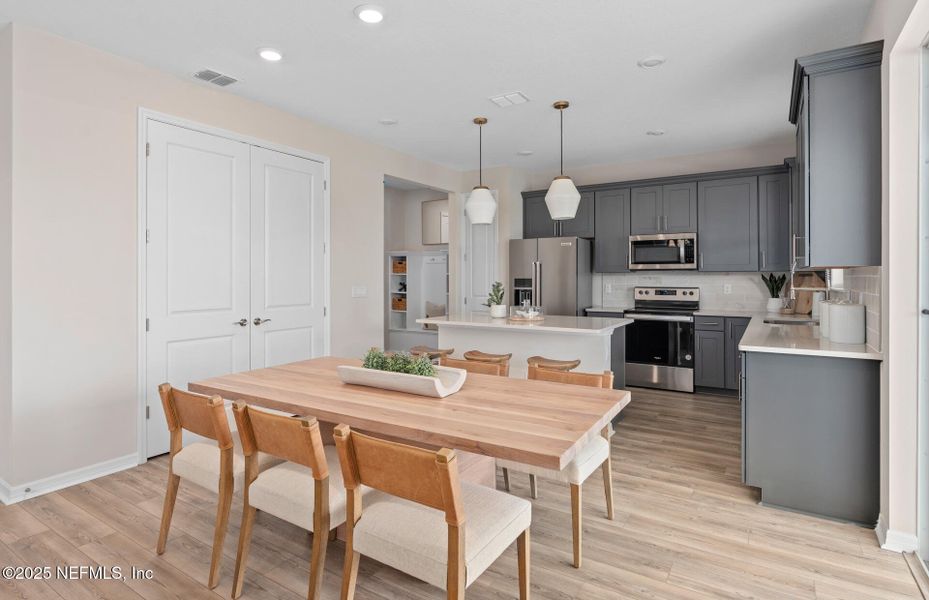 Furnished interior view inside a new home in Westerly Park at Wildlight, Yulee (Image 14).