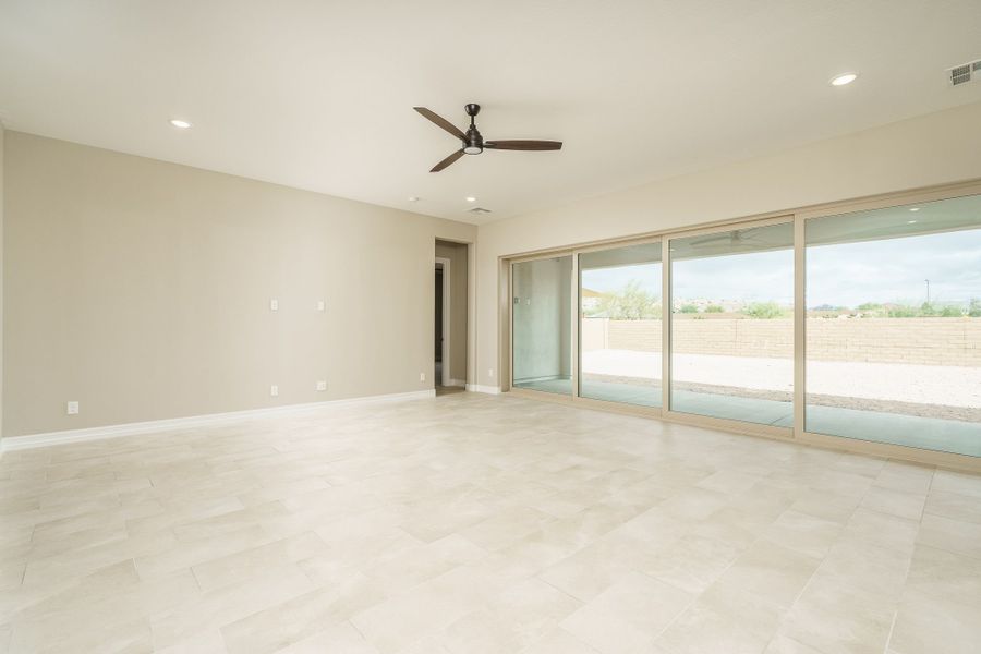 Spacious, unfurnished interior of a new home in Harmony at Montecito in Estrella, Goodyear (Image 23).