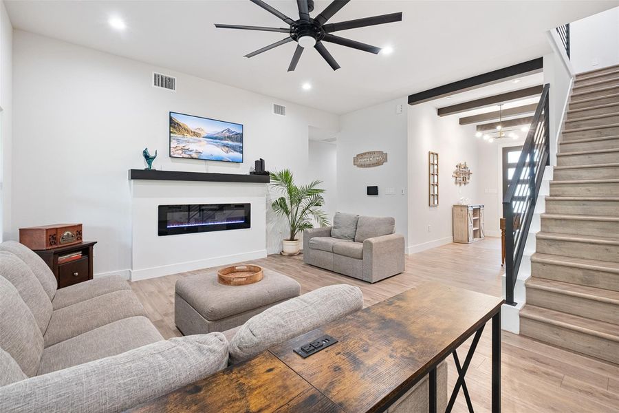 Furnished interior view inside a new home in , Bastrop (Image 7).