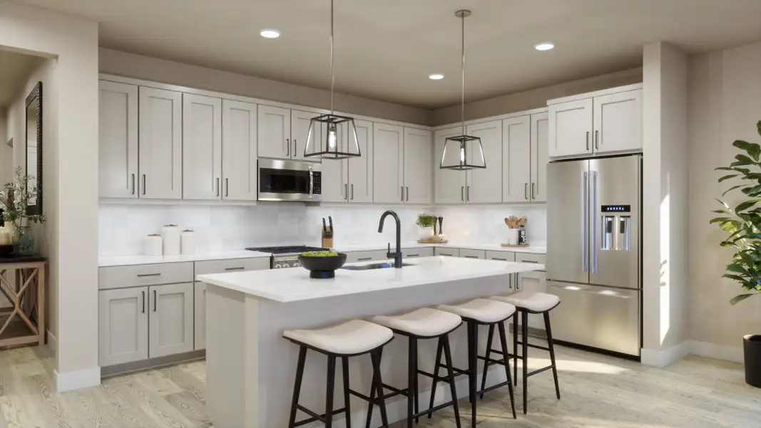 Representative furnished interior of a home built from the 4007 by Risewell Homes in Freedom at Anthem, Kyle (Image 3).