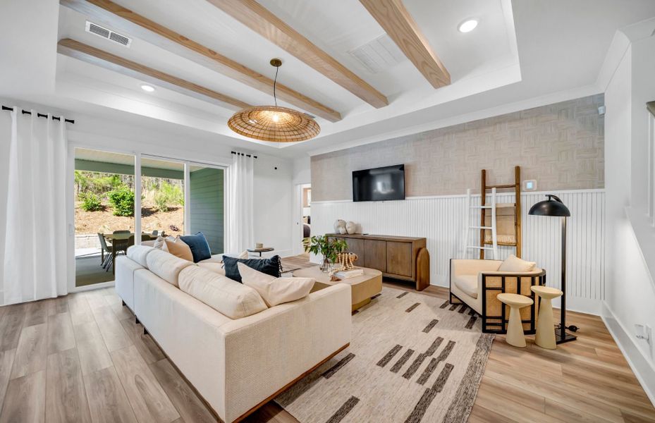 Furnished interior view inside a new home in Oakleaf Chase, Blythewood (Image 10).