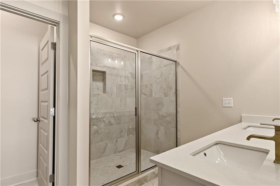 Furnished interior view inside a new home in , Norcross (Image 6).