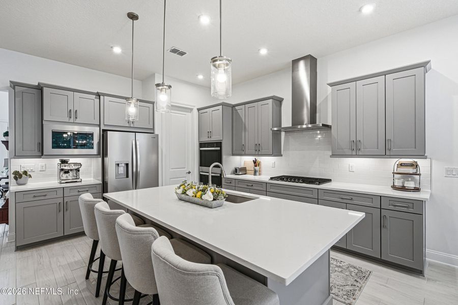 Furnished interior view inside a new home in RiverTown, St. Johns (Image 10).