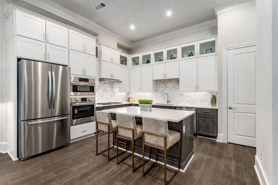 Furnished interior view inside a new home in , Plano (Image 5). Furnished interior view inside a new home in , Plano (Image 5).