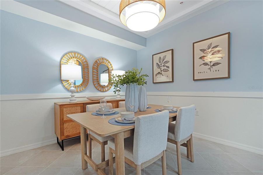 Furnished interior view inside a new home in Wellen Park Golf & Country Club, Venice (Image 19). Furnished interior view inside a new home in Wellen Park Golf & Country Club, Venice (Image 19).