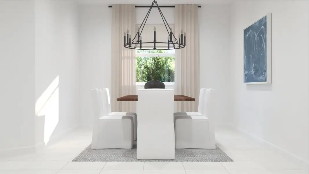 Anchor plan dining room