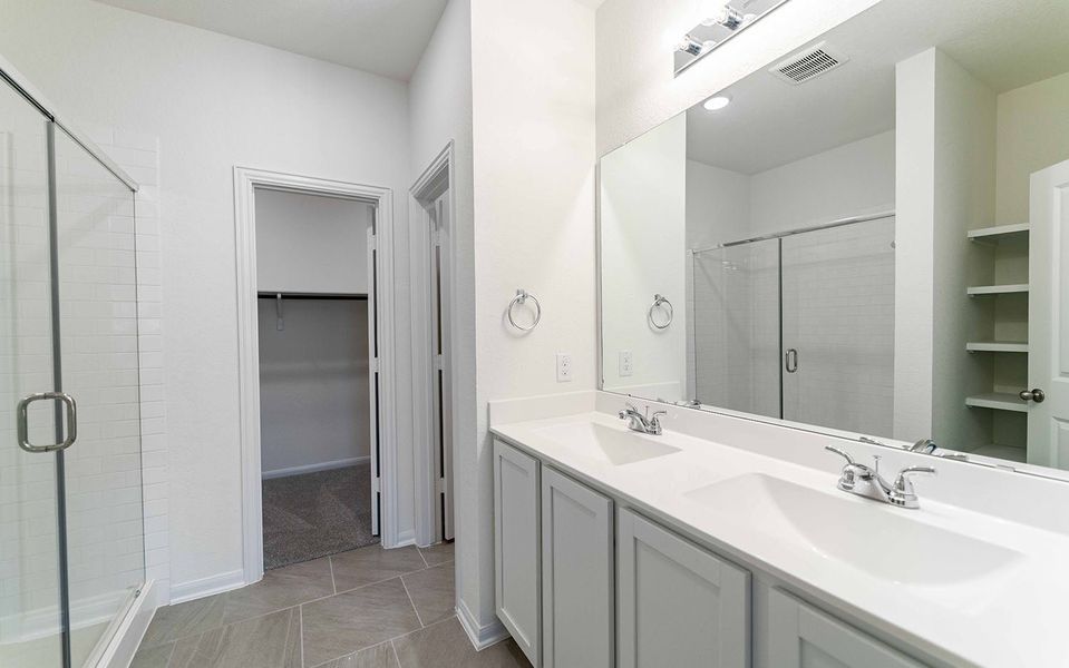 Furnished interior view inside a new home in Mesa Vista, Von Ormy (Image 6). Furnished interior view inside a new home in Mesa Vista, Von Ormy (Image 6).