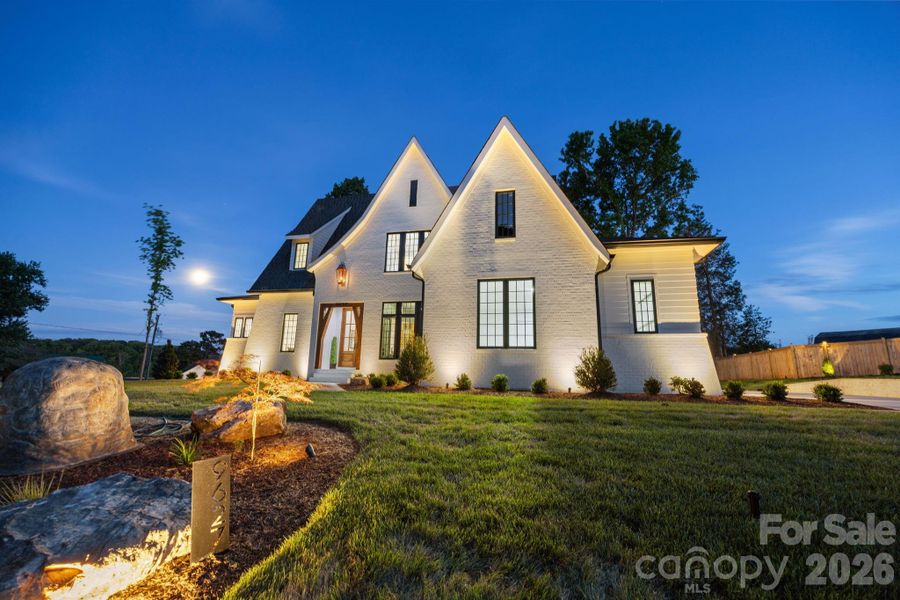 Front exterior of a new home in , Sherrills Ford, NC, highlighting curb appeal (Image 27). Front exterior of a new home in , Sherrills Ford, NC, highlighting curb appeal (Image 27).