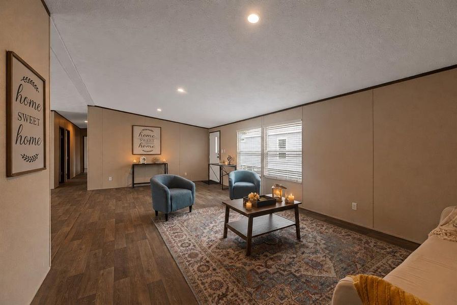 Furnished interior view inside a new home in , Poolville (Image 30).