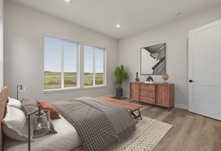 Homesite 8 Primary Bedroom - Virtually Staged - 12 of 23