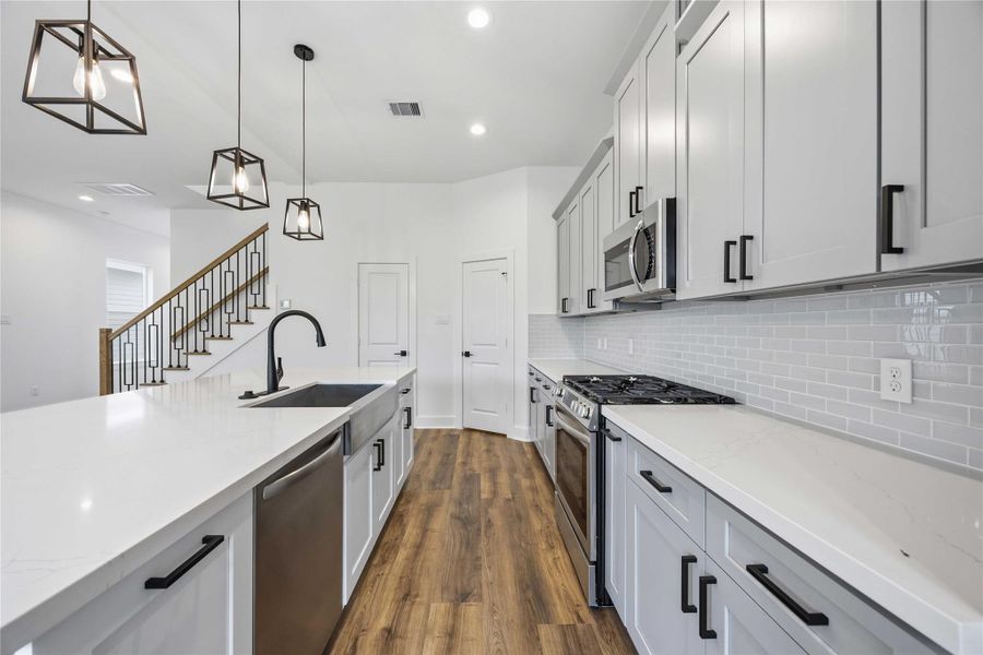 Furnished interior view inside a new home in , Houston (Image 13).