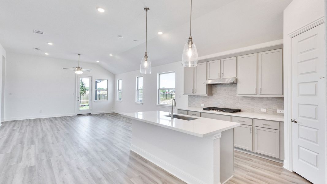 Furnished interior view inside a new home in Preserve at Lakeside Meadows, Pflugerville (Image 8).