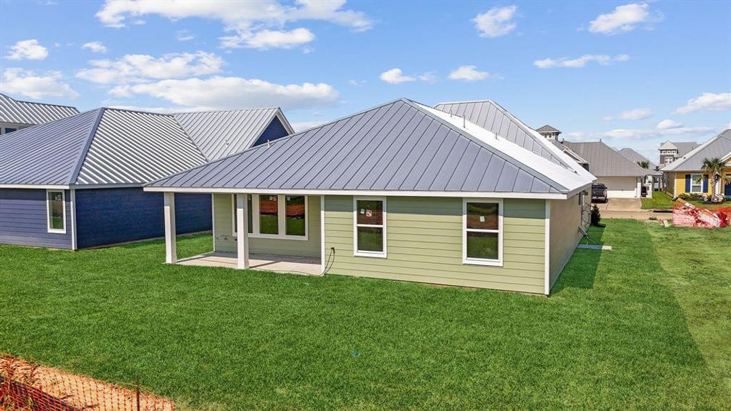 Exterior details and patio area of a home in Grand Cay Harbour, Texas City (Image 29). Exterior details and patio area of a home in Grand Cay Harbour, Texas City (Image 29).