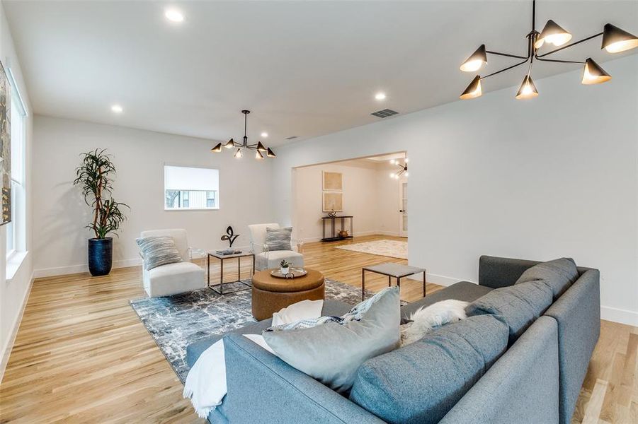 Furnished interior view inside a new home in , Dallas (Image 27).