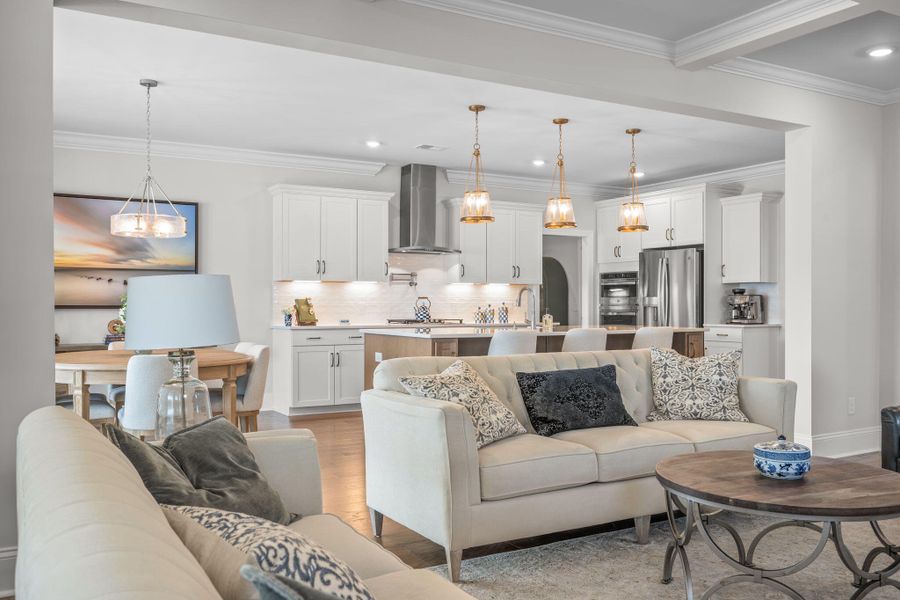 Furnished interior view inside a new home in , Summerville (Image 18).