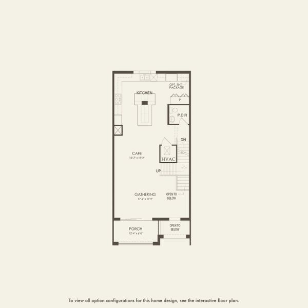 2D floor plan layout for the Marlow by Pulte Homes in The Domaine at SoSo, West Palm Beach, FL (Image 3).