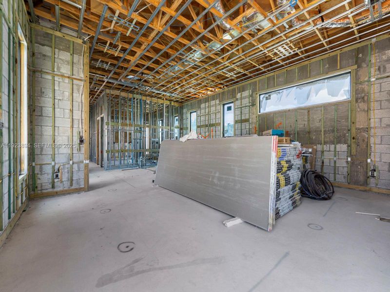 In-progress construction of a new home in , Miami, FL (Image 36). In-progress construction of a new home in , Miami, FL (Image 36).