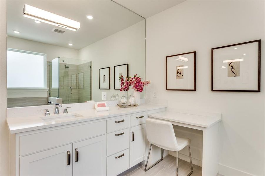 Furnished interior view inside a new home in , Fort Worth (Image 13).