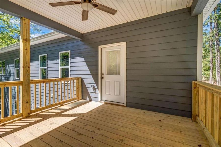 Front exterior of a new home in , Fayetteville, GA, highlighting curb appeal (Image 19).