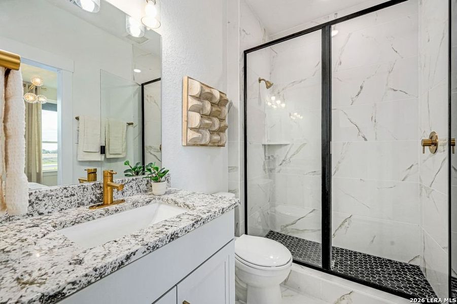 Furnished interior view inside a new home in Bison Ridge, San Antonio (Image 8).