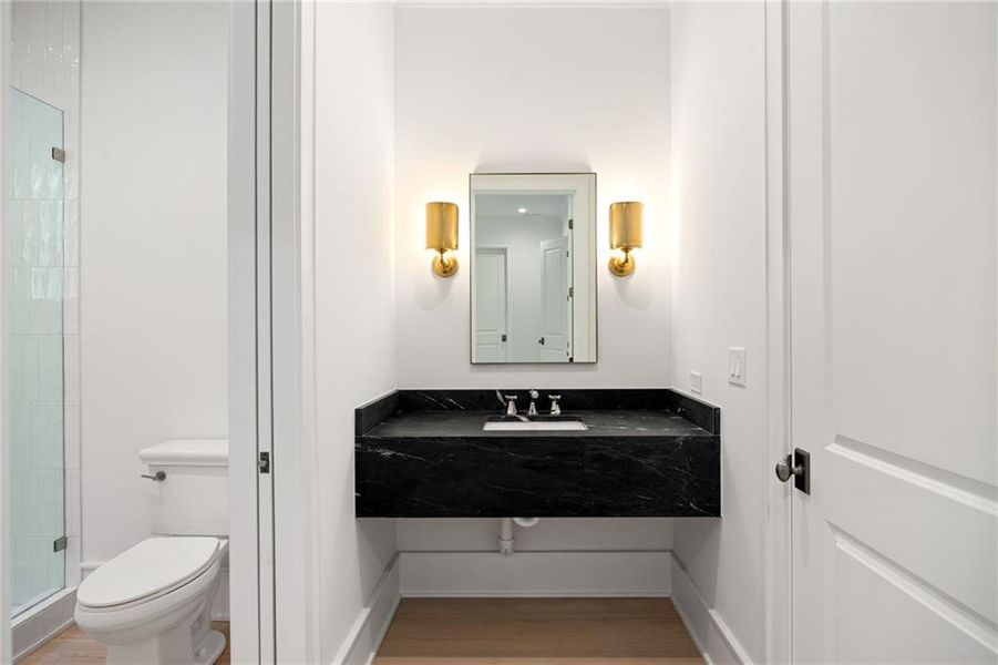 Furnished interior view inside a new home in , Atlanta (Image 10).