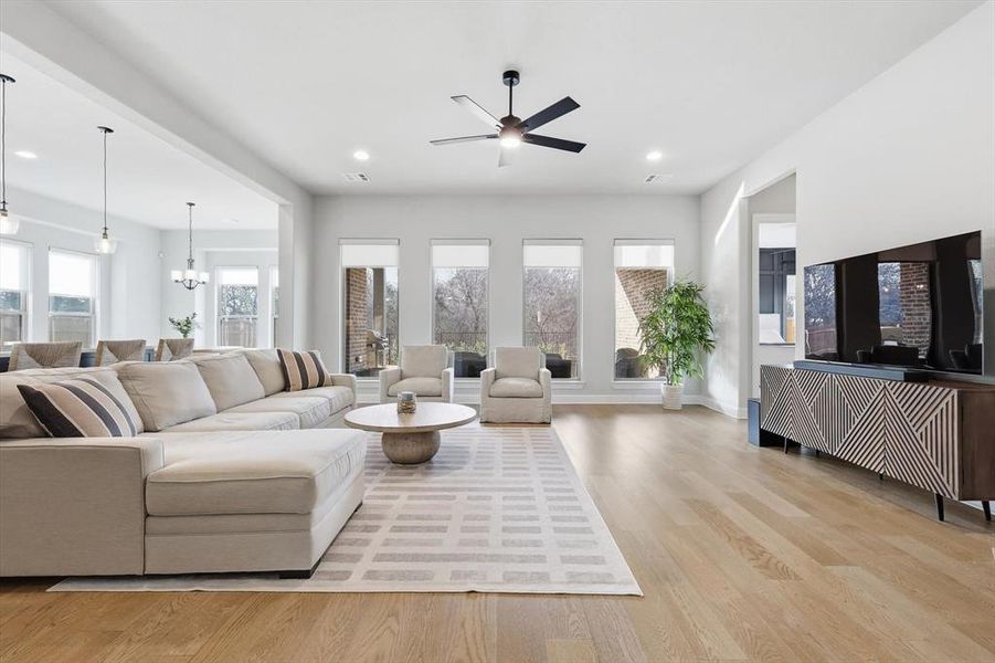 Furnished interior view inside a new home in , Midlothian (Image 12).