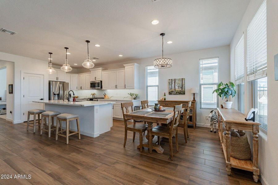 Ample Sunlight in Dining Area