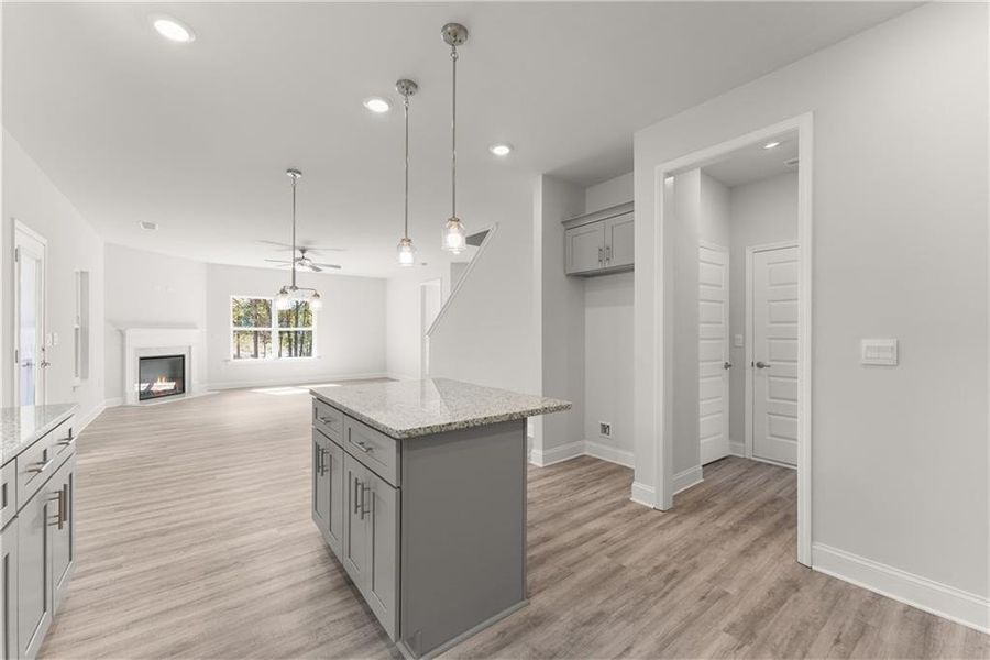 Furnished interior view inside a new home in Thunder Ridge, Dawsonville (Image 6).