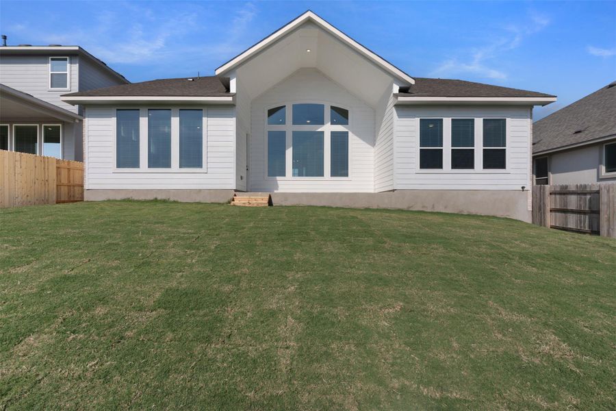 Rear view of property