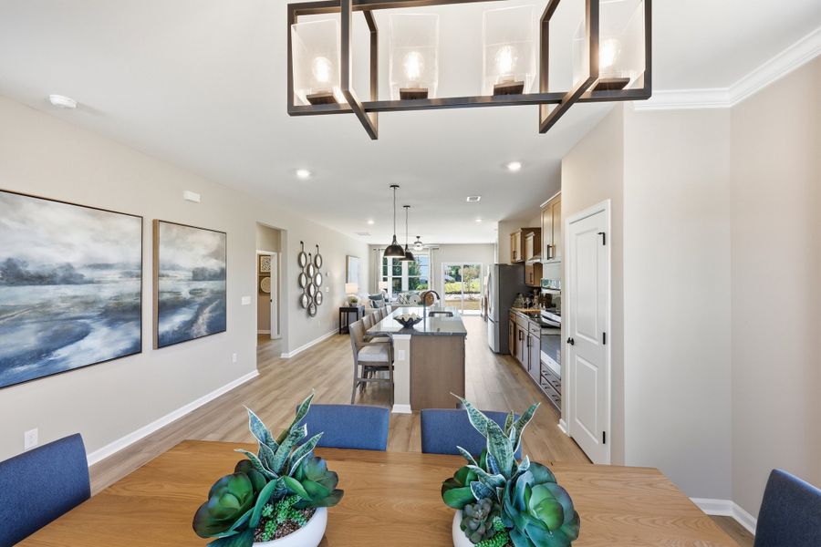 Representative furnished interior of a home built from the Rivercrest II by Great Southern Homes in Westwood Reserve, Conway (Image 11).
