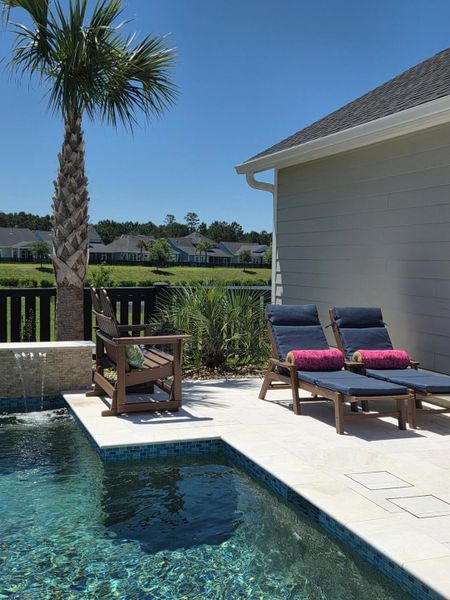 Exterior details and patio area of a home in Carnes Crossroads, Summerville (Image 35).