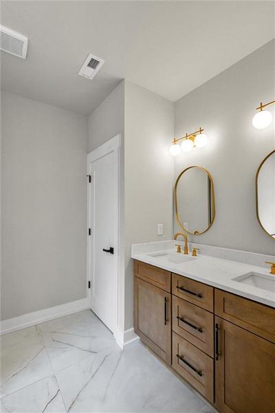 Furnished interior view inside a new home in , Atlanta (Image 12).