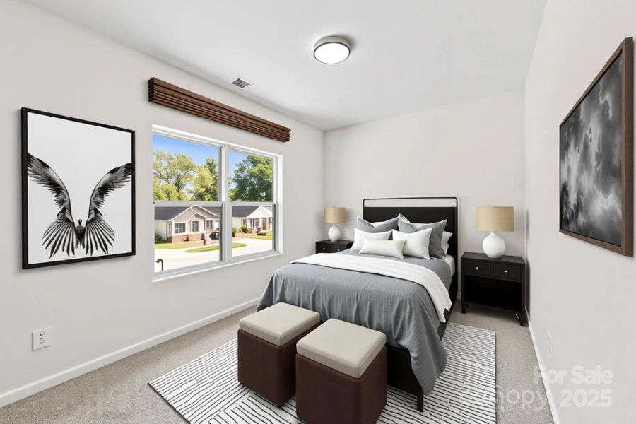 Furnished interior view inside a new home in , Spencer (Image 6). Furnished interior view inside a new home in , Spencer (Image 6).