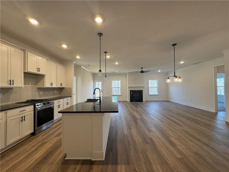 Furnished interior view inside a new home in Tuscany Hills, Douglasville (Image 12).