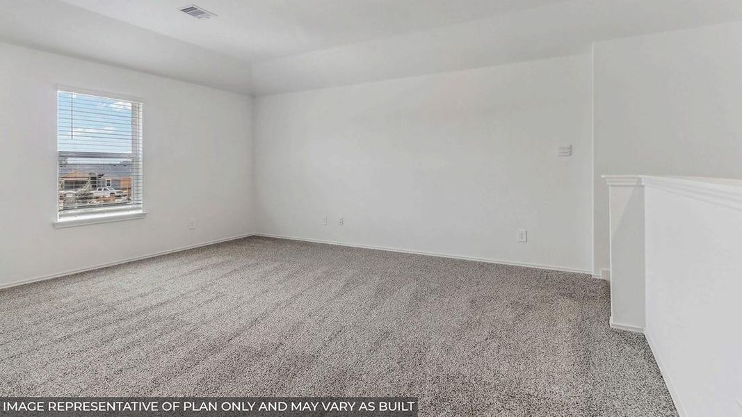 Spacious, unfurnished interior of a new home in The Canopies, Splendora (Image 9).