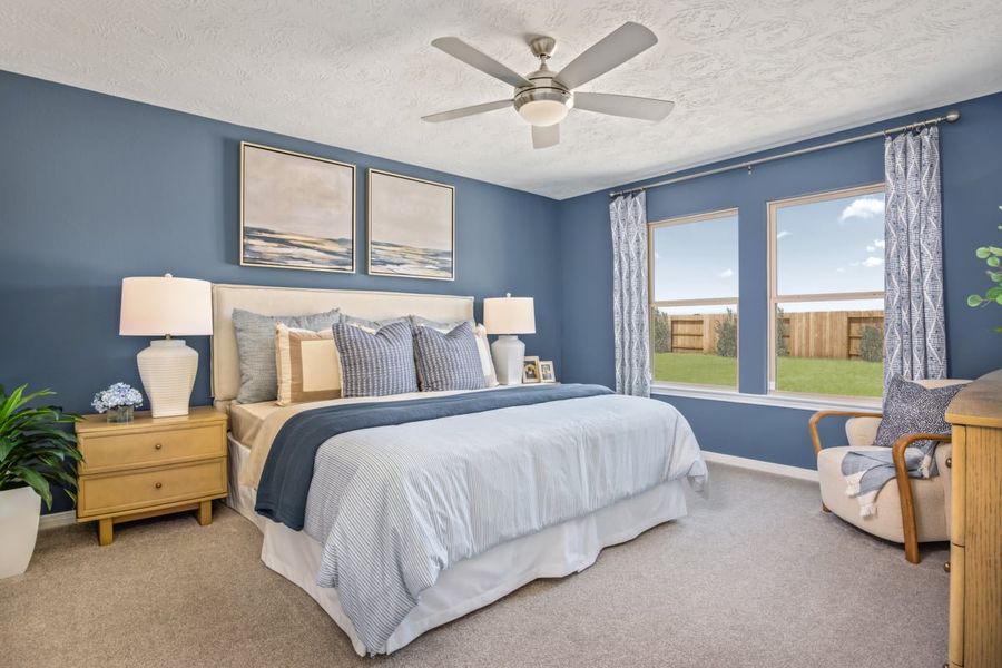 Representative furnished interior of a home built from the 1676 Modeled by KB Home in Madera Preserve, New Caney (Image 6). Representative furnished interior of a home built from the 1676 Modeled by KB Home in Madera Preserve, New Caney (Image 6).