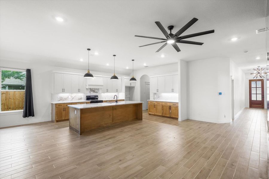 Furnished interior view inside a new home in , Canton (Image 10).