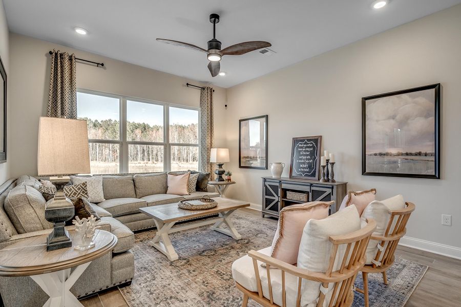 Furnished interior view inside a new home in The Oaks, Goose Creek (Image 17).