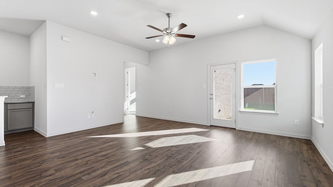 Furnished interior view inside a new home in Wildflower Ranch, Fort Worth (Image 10).