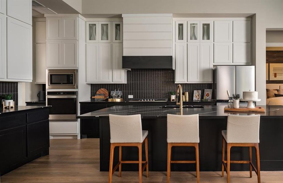 Furnished interior view inside a new home in Highland Crossing, Celina (Image 11). Furnished interior view inside a new home in Highland Crossing, Celina (Image 11).