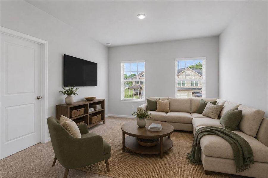 Furnished interior view inside a new home in , Grayson (Image 12).